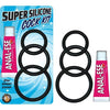 Super Silicone Cock Kit - Black