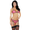 Tease Lexi Bralette & Gartered Panty - Medium/large