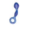 The 9's First Glass G-Ring Anal & Pussy Stimulator - Blue