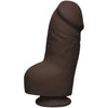 The D - Fat D - 8 Inch With Balls - Ultraskyn -  Chocolate