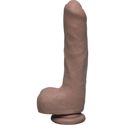The D - Uncut D - 9 Inch With Balls - Ultraskyn - Caramel