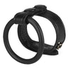 The Macho Collection Supreme Stamina Snap-on Duo Ring - Black