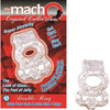 The Macho Crystal Collection-Double Ring-Clear