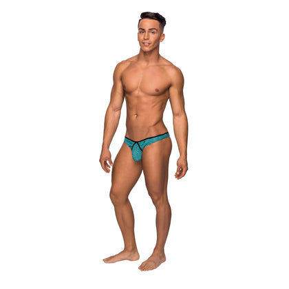 Tranquil Abyss - Mini Thong - Large/ X-Large -  Seafoam/ Black