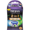 Trojan Vibrations 2-in-1 Vibrating Ring and Finger Massager