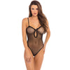 Undone See Through Bodysuit - Black - One Size