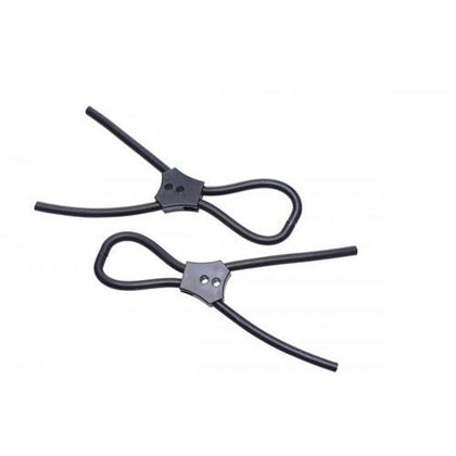 Vigor II Electro Stim Cock and Balls Ties & Frenum Electro Stimulator