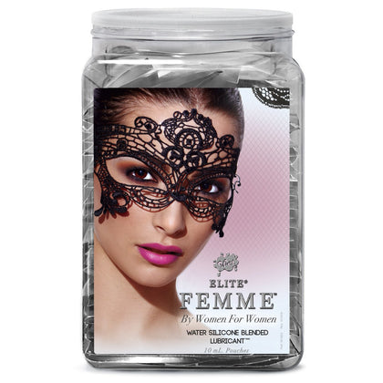 Wet Elite Femme Water Silicone Blend .33 Fl Oz Pouch Counter Bowl 144pc