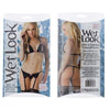 Wet Look Bra and Garter