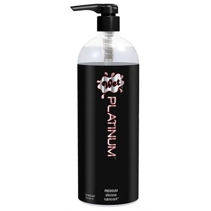 Wet Platinum Luxury Silicone Lubricant - 32 Fl. Oz. Pump Bottle