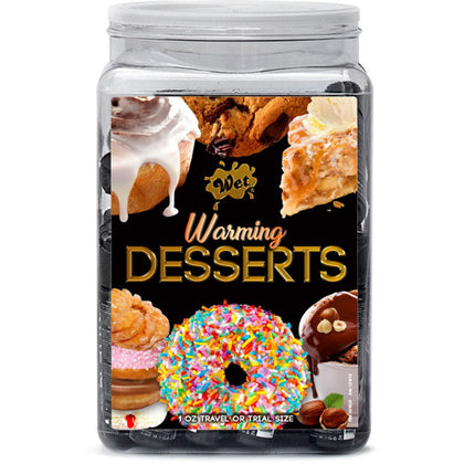 Wet Warming Desserts Assorted 1 Fl Oz Counter Bowl Display 36pc